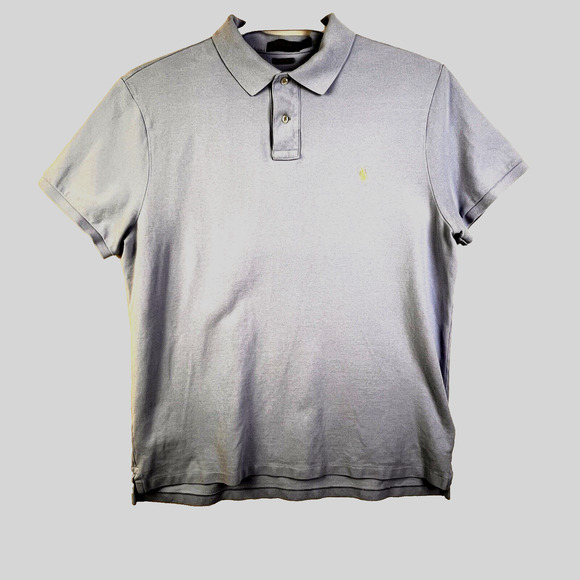 Polo Ralph Lauren Men's XL Slim Fit Light Blue Polo Golf Shirt Preppy Classic - Picture 4 of 7